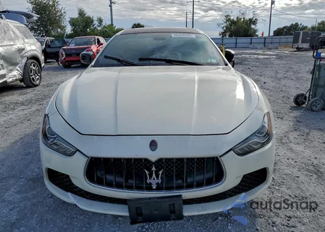 2016 Maserati Ghibli S z USA, uszkodzony, nr VIN ZAM57RTA6G1173547